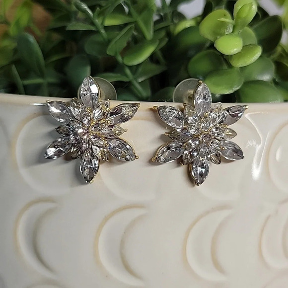 TRIBECA CRYSTAL SPARKLE EARRINGS - Picture 5 of 7